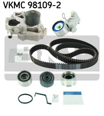 VKMC 98109-2 SKF - Насос охолоджуючої рідини + комплект зубчатого ремня1